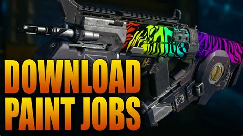 call of duty black ops 3 paint jobs